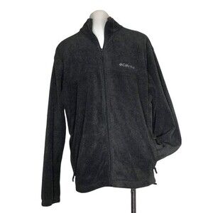 COLUMBIA Grey Steens Mountain Full Zip Gray Fleece Jacket Mens Size XL